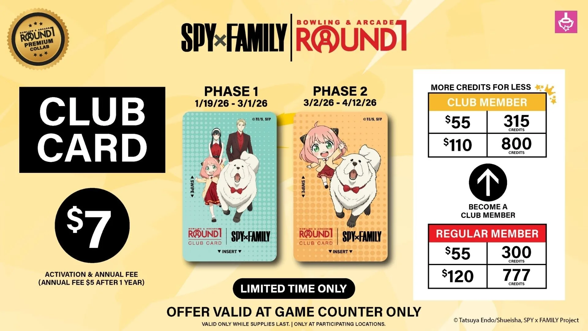 SPY x FAMILY at Round1 | Round1 USA